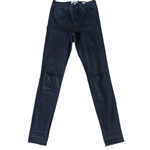 William Rast Sculpted High-Rise Black Jeans Size 26